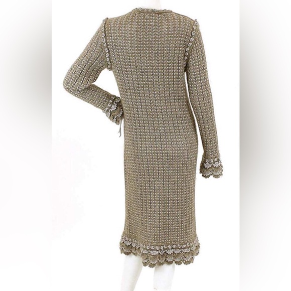 AUTHENTIC VINTAGE CHANEL 2004 KNIT CARDIGAN JACKET COAT - Picture 3 of 5